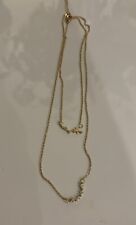 Gold Plated Double Layered Delicate  Necklace - Brand New