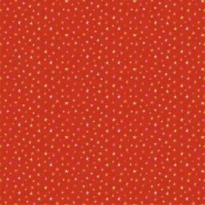 Kitty Loves Candy Red Stars Poppie 棉 23919 万圣节面料 半码 — 第 1/4 张图片