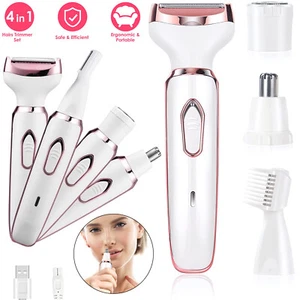 Damenrasierer 4-in-1 Intimrasierer für Frauen Elektrischer Rasierer Epilierer - Bild 1 von 12