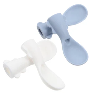 4 Pcs Baby Bag Spoon Set Silicone Spoons Feeding Food Pouch Attachment - Picture 1 of 12