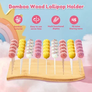 Food Skewer Holder Wood Skewer Holder Display 45 Holes Skewer Display tyWFZ - Picture 1 of 11