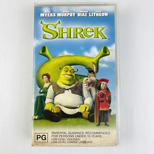 SHREK Vintage VHS Video Tape 2001 Extended Edition Dreamworks - Picture 1 of 6