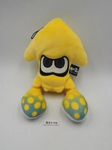 Splatoon Inkling B3110 Yellow Squid Sanei 2017 Plush 8" Toy Doll Japan - Picture 1 of 7