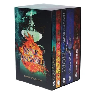 Discworld Series By Terry Pratchett 5 Books Collection Box Set - Fiction - PB - Picture 1 of 4