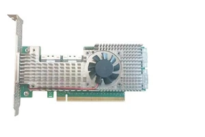 PCIe 4.0 x16 to Four SlimSAS SFF-8654 8i Switch Adapter support 8*NVMe devices - Picture 1 of 2