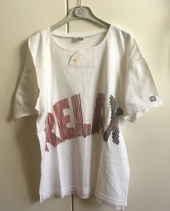 Maglia originale ENRICO COVERI made in Italy bianca vintage anni 80 manica corta - Foto 1 di 13