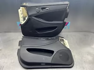 2006-2011 W219 Mercedes CLS 500 550 Front Door Cards Interior Panel Black Trim - Picture 1 of 19