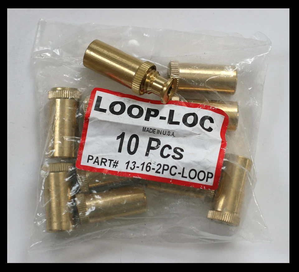 Loop-Loc Swimming Pool Safety Cover Brass Anchor 10 pcs - Image 1 of 1