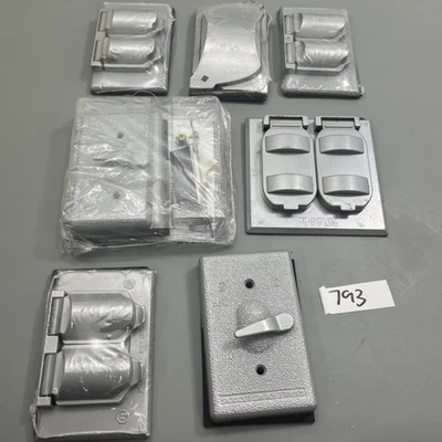 Lot Of 6 Sigma  Outlet Box Covers weather proof shed house, Christmas lights - Image 1 of 4