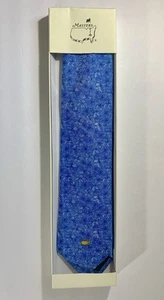 Corbata de golf Masters 2025 azul viñedo vides seda italiana nueva - Imagen 1 de 12