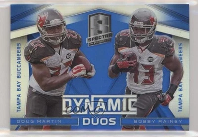 2014 Panini Spectra Dynamic Duos Blue Prizm /49 Bobby Rainey Doug Martin #17 - Image 1 of 2