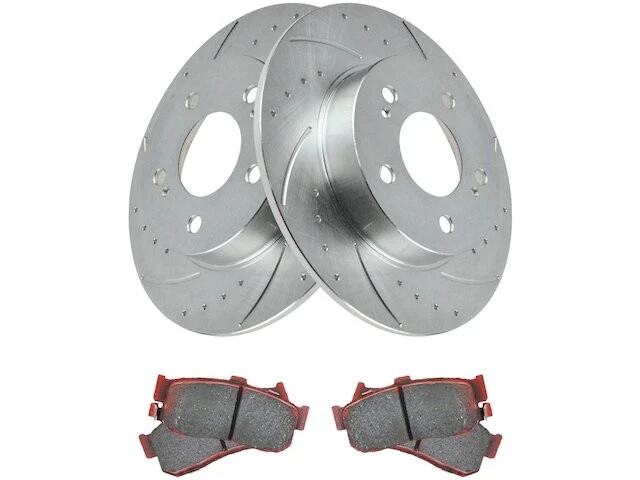 Комплект заднего тормоза и ротора для 1994-2001 Nissan Maxima 1995 1996 1997 FQ713PK - Изображение 1 из 1