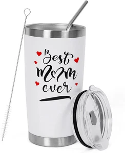 Beste Mama aller Zeiten Geschenke Mama Becher Tasse, 20 Unzen Kaffeebecher Tasse Geschenke für Mama von - Bild 1 von 1
