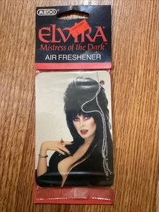 ELVIRA MISTRESS OF THE DARK Air Freshener 1989 MEDO New Sealed - Picture 1 of 2