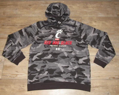 Chaqueta con capucha Under Armour Cincinnati Bearcats negra camuflada talla XL para hombre Foto 1 de 3