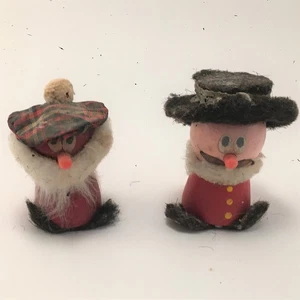 Lot 2 Vintage Trolls from Toast’ems Pop-Ups Scotsman Italian - Picture 1 of 5