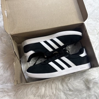 Para mujeres Adidas Tenis Breaknet Elegante Negro IH5466 Gamuza Cuero Zapatos ¡Nuevos! Foto 1 de 4