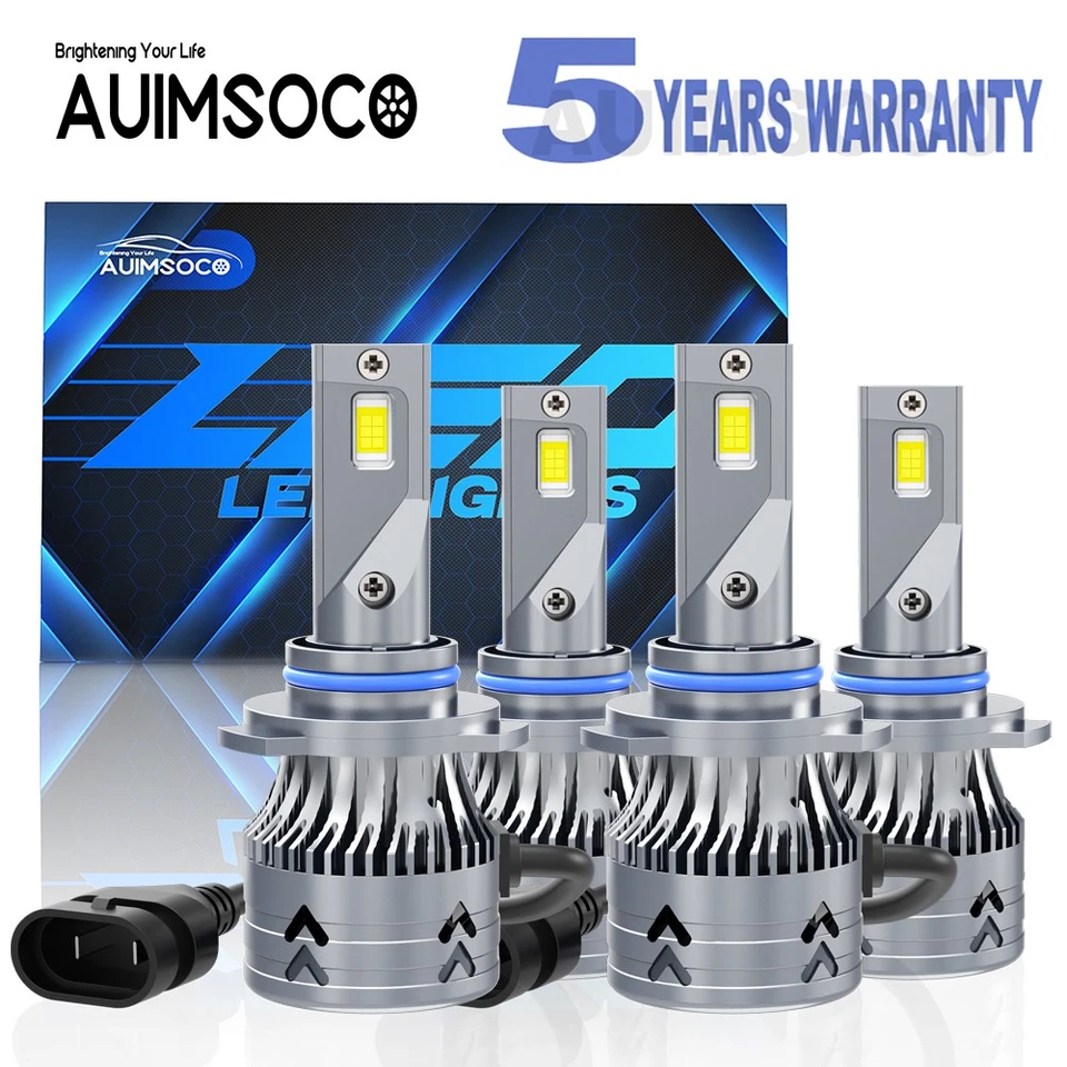 4x For BMW 328i 328is Z3 1996 1997 1998 1999 White LED Headlight Bulbs 9005 9006 - Image 1 of 4
