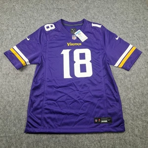 Camiseta Nike de los Minnesota Vikings para hombre mediana púrpura NFL Superbowl Justin Jefferson - Imagen 1 de 13