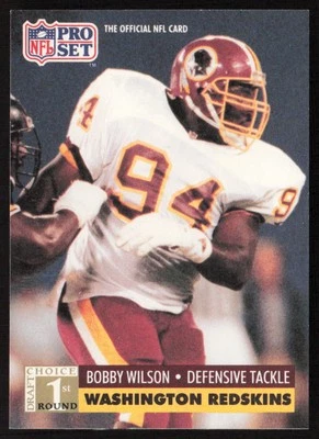 1991 Pro Set Bobby Wilson #746 Rookie Washington Redskins - Image 1 of 2