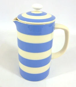T.G. Green The Original Cornish Blue Cafetiere Coffee Pot w/Plunger Blue & White - Picture 1 of 11