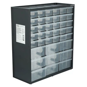 BLACK+DECKER Large & Small 39 Drawer Bin Blk - BDST40739BK - Picture 1 of 7