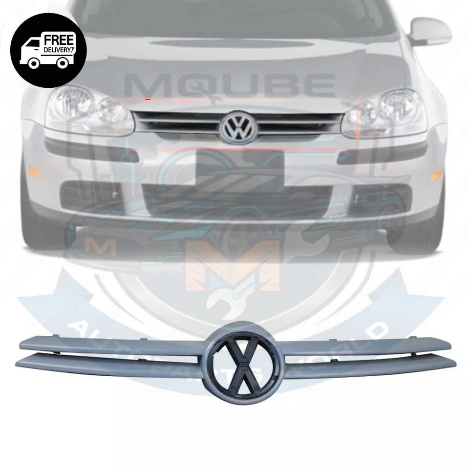 New 1999-2006 Front Grille Assembly Primed Gray Volkswagen Golf VW1200124 - Image 1 of 1