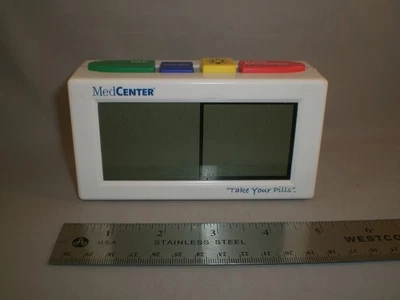MedCenter Alarm Clock "Take Your Pills" Talking  Medication Reminder Alerts Meds - Image 1 of 3