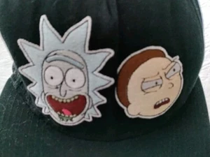 RICK & MORTY Usado Adulto Natación SnapBack TRUCKER Negro Bordado Sombrero Gorra de Baile - Imagen 1 de 10