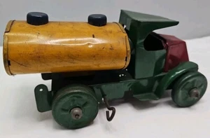 Vintage Antik MARX? Blechspielzeug Aufzieh Tankwagen - Bild 1 von 6