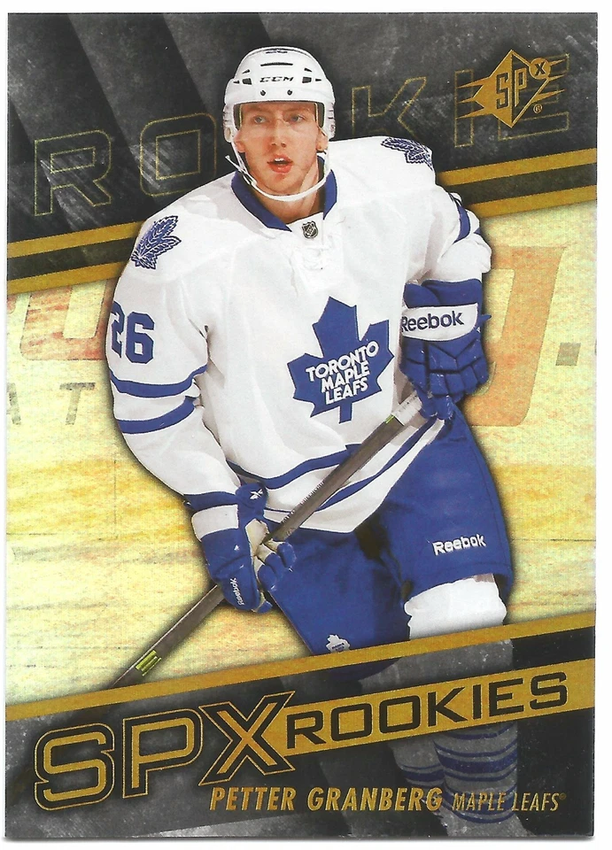 2014-15 SPX ROOKIES PETTER GRANBERG #108 ROOKIE RC MAPLE LEAFS UPPER DECK - Image 1 of 1