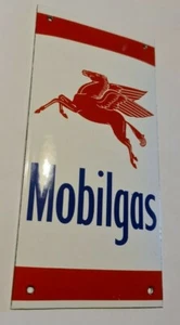 MOBILGAS (GARAGE). PORCELAIN EMAILLE / ENAMEL SHIELD, SIGN, PLATE RETRO! - Picture 1 of 2