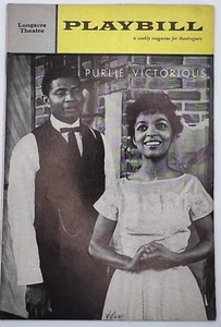 PLAYBILL - PURLIE VICTORIOUS, Longacre Theatre 1962, Ossie Davis - Picture 1 of 7