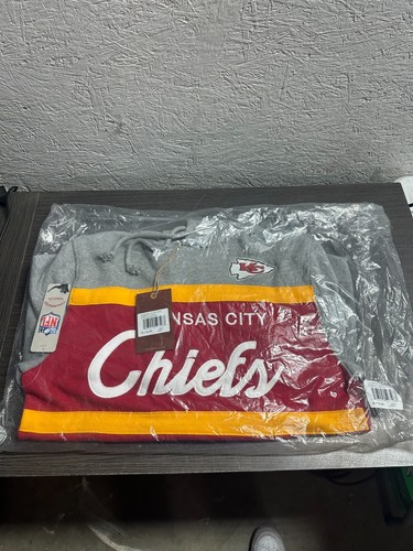 Felpa con cappuccio uomo Mitchell & Ness Throwbacks Head Coach Small kansas city
