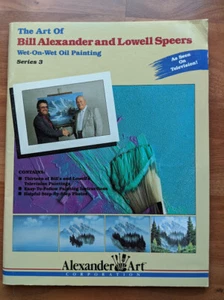 Rare The Art of Bill Alexander & Lowell Speers Wet/Wet Oil Painting 1988 Ser 3 - Bild 1 von 6