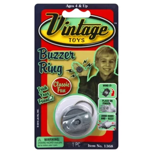 NEU VINTAGE SPIELZEUG BUZZER RING GAG TRICK CLASSIC JA-RU PERFEKTER WEIHNACHTSSTRUMPF - Bild 1 von 3