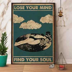 Music Lose Your Mind Find Your Soul Poster Music Lovers Wall Art - Picture 1 of 2