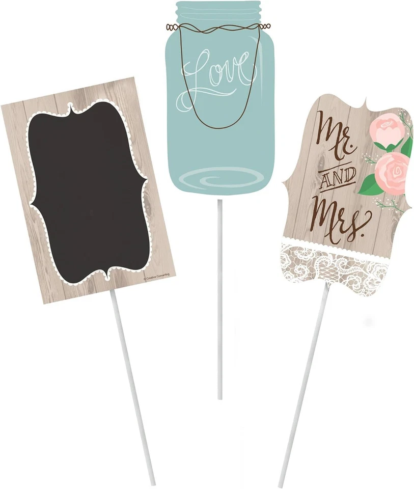 Rustic Wedding Bridal Shower Anniversary Party Decoration Centerpiece Sticks - Image 1 of 1