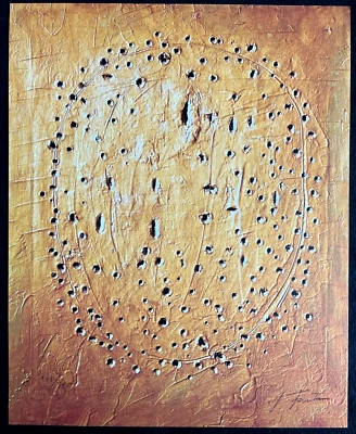 Litografía Lucio FONTANA certificado de autenticidad original firmada pluma numerada a lápiz 180 Foto 1 de 4