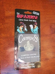The Spanky Microfiber Lens Goggle Cloth Trail Map Park City New! - Picture 1 of 9