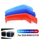 Front Grille Grill Cover Strips Clip Trim Fits Bmw X2 F39 Car Accessories 2018