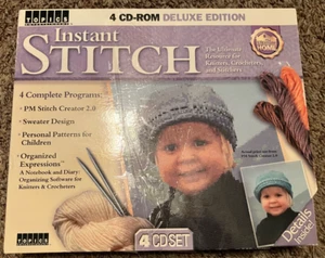 Instant Stitch 4 CD ROM 4 Complete Programs for PC Windows 98 XP and above - Picture 1 of 6