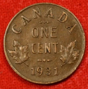 1931 Canada small cent coin CASC144 - Picture 1 of 2