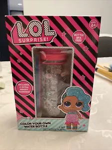 L.O.L. Surprise! Color Your Own Water Bottle by Horizon Group USA,DIY Bottle Col - Picture 1 of 9