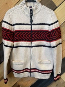 Tommy Hilfiger Limited Edition Men's Chalet Full-zip Sweater Sz M - Picture 1 of 14