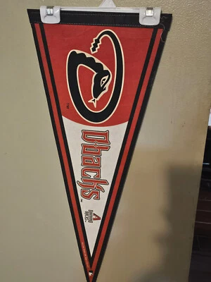 ARIZONA DIAMONDBACKS 12X30 VINTAGE BASEBALL MLB  FELT PENNANT  7/14/24 - Image 1 of 2