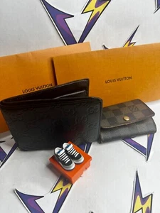Gucci GG Bifold Leder Geldbörse/ Louis Vuitton Buchstaben und Schlüsseletui - Bild 1 von 16
