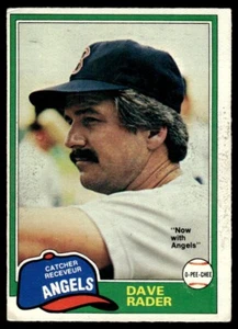 1981 O-Pee-Chee Dave Rader California Angels #359 R55 - Picture 1 of 2