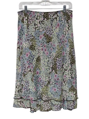 Falda midi Briggs para mujer en capas Y2K Forest Fairy talla PM Boho festival gitano Foto 1 de 4