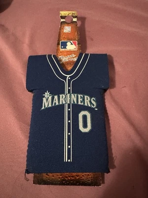 Seattle Mariners #0. Bottle Sleeve Jersey Cover MLB 12oz  - Image 1 of 2